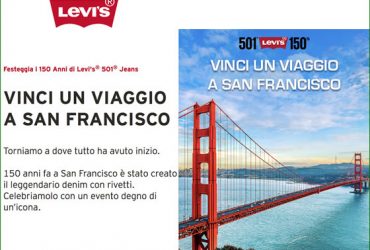 Vinci San Francisco con il concorso a premi Levi's