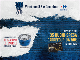 Vinci con Carrefour e birra 8.6
