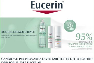 Diventa tester Eucerin: prova gratis nuovi prodotti