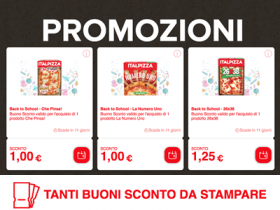 Coupon da stampare sulle pizze