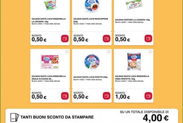 Sconti da stampare Galbani