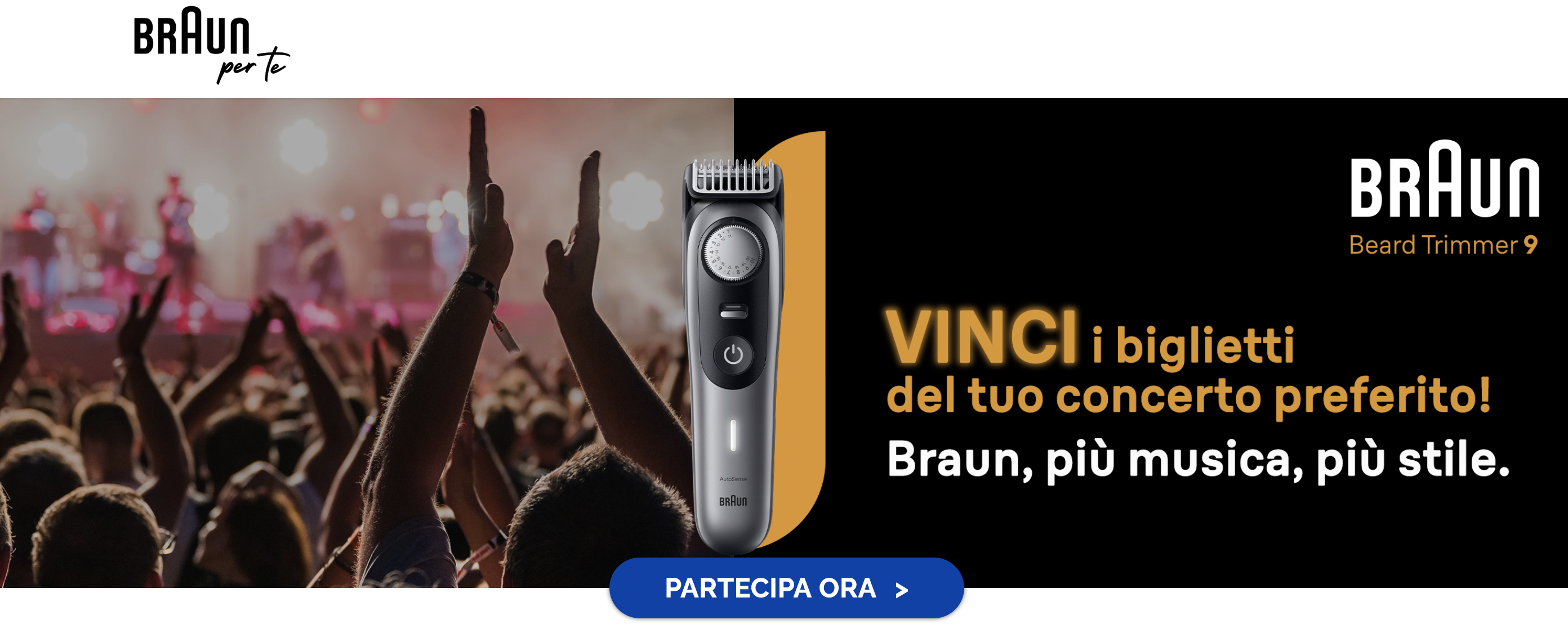Vinci i concerti dell'estate con Braun
