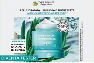 Diventa tester per Yves Rocher Hydra Vegetal