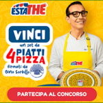 Con Estathè vinci i piatti pizza