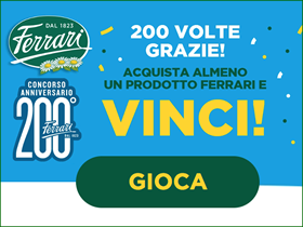 Con Ferrari vinci un anno di spesa