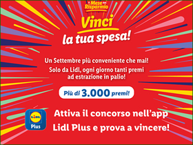 Vinci un anno di spesa da LIDL