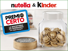 Premio certo Nutella e Kinder