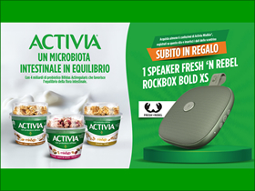 Activia regala uno speaker