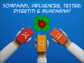 Partecipa ai sondaggi e guadagna!