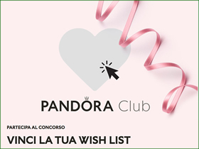 Concorso vinci con Pandora