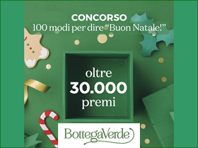 Concorso di Natale Bottega Verde
