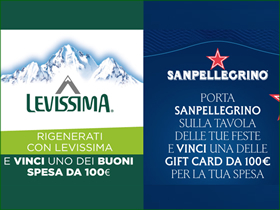 Vinci la spesa con Levissima