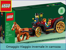 Carrozza Lego in omaggio!