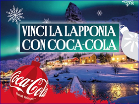 Con Coca-Cola vinci la Lapponia