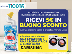 Buono sconto e concorso Duck