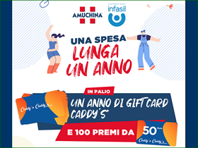 Vinci una spesa lunga un anno