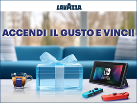 Vinci Nintendo con Lavazza