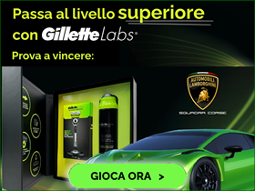 Vinci Lamborghini con Gillette