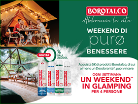 Vinci weekend con Borotalco