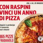 Vinci un anno di pizza