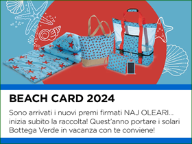 Raccolta punti Bottega Verde 2024