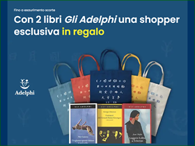 Shopper in omaggio con Adelphi