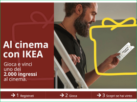 Vai al cinema gratis con Ikea