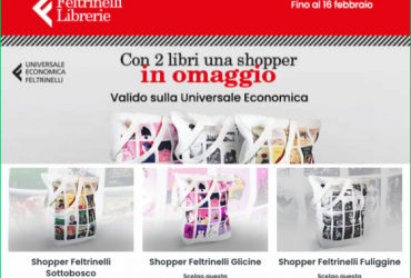 Shopper in omaggio La Feltrinelli