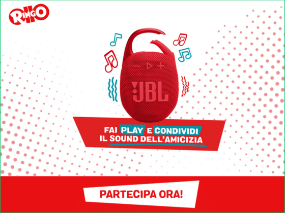 Vinci uno speaker JBL con Ringo - Concorsi a premio - Soldissimi.it