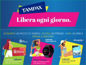 Scegli il premio e vinci con Tampax