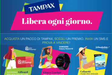 Scegli il premio e vinci con Tampax