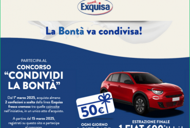 Vinci una Fiat 600 Hybrid con Exquisa