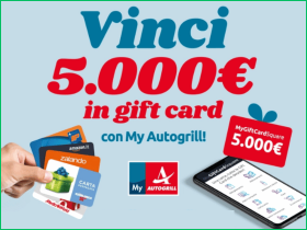 Vinci 5000 euro con My Autogrill