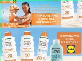 Cashback Ambre Solaire da LIDL