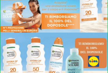 Cashback Ambre Solaire da LIDL