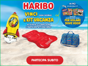 Concorso Haribo vinci il kit vacanza