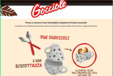 gioca e vinci il kit colazione Gocciole