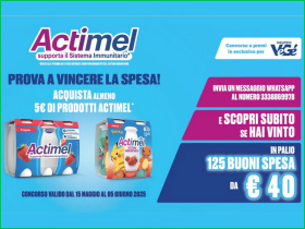 Vinci la spesa con Actimel