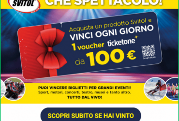 Vinci lo spettacolo con Svitol