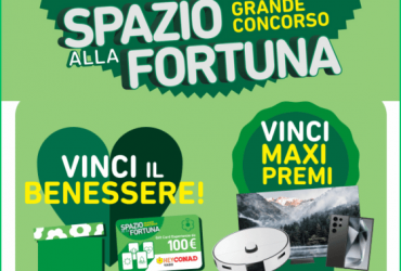 Grande concorso Spazio alla Fortuna Conad
