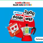 Vinci la Moka Nutella e Kinder