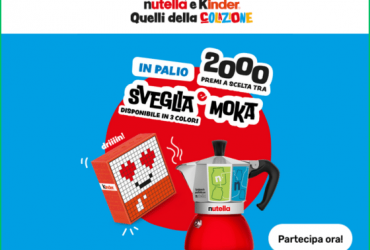 Vinci la Moka Nutella e Kinder