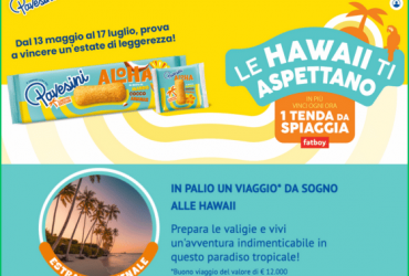 Vinci le Hawaii con Pavesini