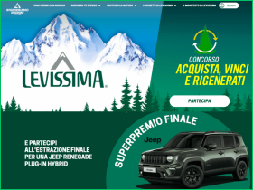 Vinci una Jeep con Levissima