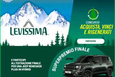 Vinci una Jeep con Levissima