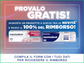 Richiedi il rimborso Mentadent