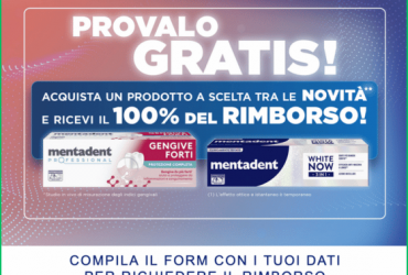Richiedi il rimborso Mentadent