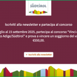 Vinci due notti in Alto Adige