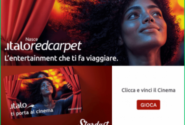 Vinci il cinema con Italo