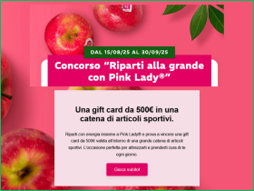 Concorso Riparti alla grande con Pink Lady